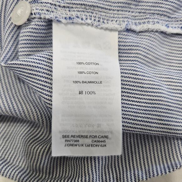 MADEWELL Veranda Bell Sleeve Striped Top Blue White Size XS - Picture 9 of 9